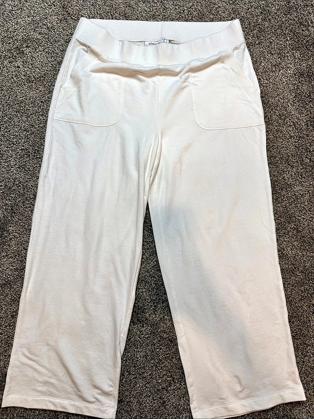 Chico's Wide Leg Pants in White
